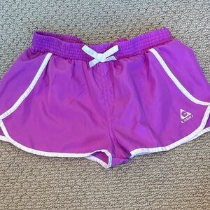 Gerry Weber Girls Purple Athletic Shorts with White Trim